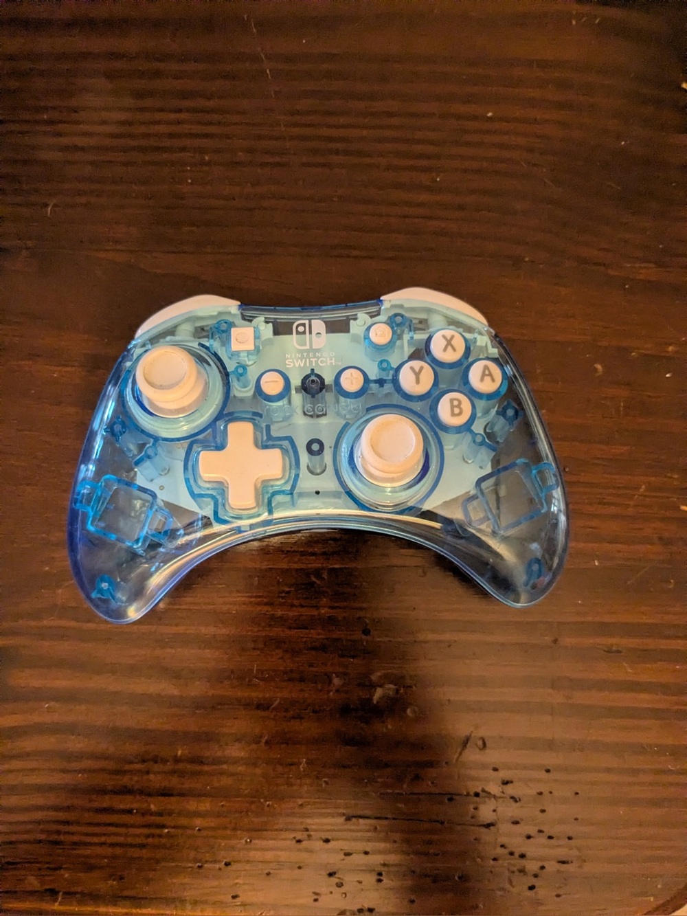 🎮 PDP Rock Candy Blu-merang Nintendo Switch Wired Controller Clear Blue
